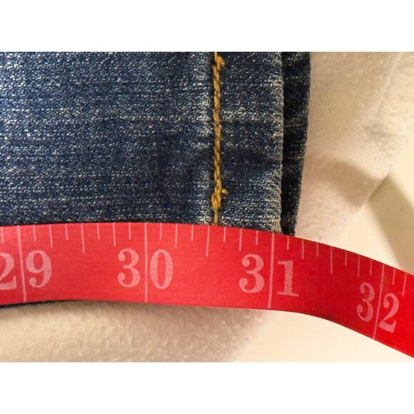 Levi's 524 Too Superlow Bootcut Jeans Dark Wash 11 Medium Stretch Y2K  low rise - Picture 9 of 11